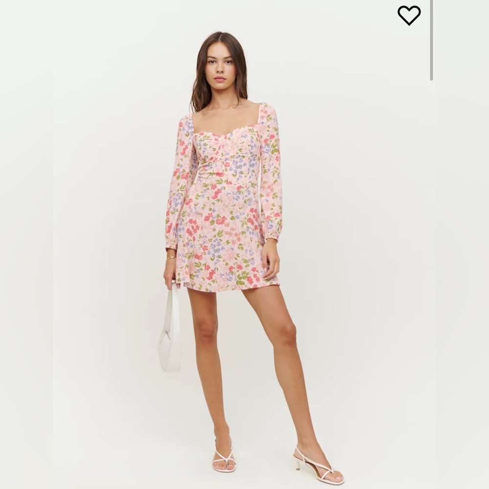 Reformation Mochi Dress - pink floral